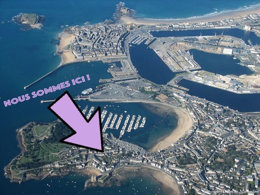 Appartement Aquaroom Rdc - Plage 50M - Rue Gratuite Saint-Malo Luaran gambar