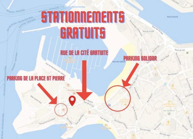 Appartement Aquaroom Rdc - Plage 50M - Rue Gratuite Saint-Malo Luaran gambar